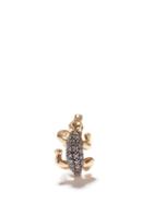 Bibi Van Der Velden - The Agile Alligator Diamond & 18kt Gold Ear Cuff - Womens - Yellow Gold