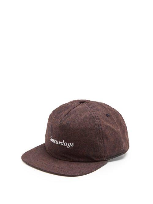 Matchesfashion.com Saturdays Nyc - Stanley Italics Baseball Cap - Mens - Purple