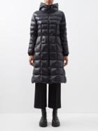 Moncler - Cantache Quilted Down Hooded Coat - Womens - Black