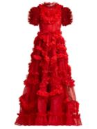 Dolce & Gabbana Ruffle-trimmed Silk-blend Organza Gown