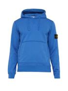 Matchesfashion.com Stone Island - Hooded Cotton Jersey Sweatshirt - Mens - Blue