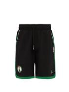 Matchesfashion.com Marcelo Burlon - Black Boston Celtics Basketball Shorts - Mens - Black Green