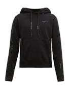 Matchesfashion.com Off-white - Unfinished Cotton Hooded Sweatshirt - Mens - Black Silver