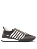 Dsquared2 - Legend Suede And Mesh Trainers - Mens - Grey Multi