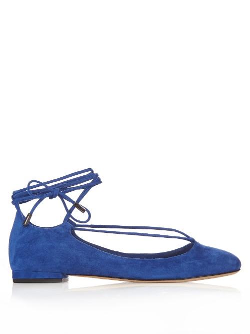 Diane Von Furstenberg Paris Suede Flats