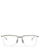 Matchesfashion.com Dita Eyewear - Schema Square Frame Glasses - Mens - Silver