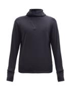 Matchesfashion.com District Vision - Johannes Jersey Mid-layer Hooded Sweatshirt - Mens - Black