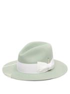 Matchesfashion.com Nick Fouquet - Eucalyptus Felt Fedora Hat - Mens - Light Green