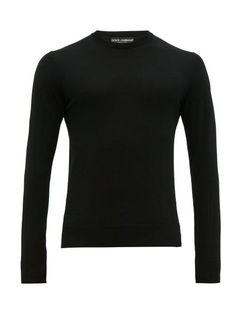 Matchesfashion.com Dolce & Gabbana - Virgin Wool Sweater - Mens - Black