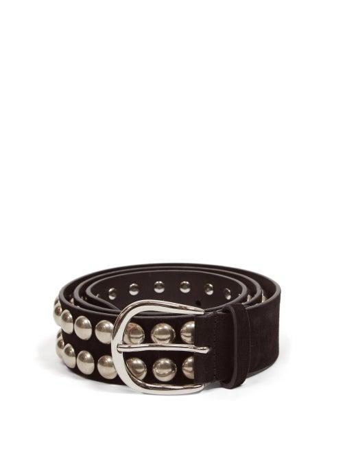 Matchesfashion.com Isabel Marant - Zaf Studded Leather Belt - Womens - Black Multi
