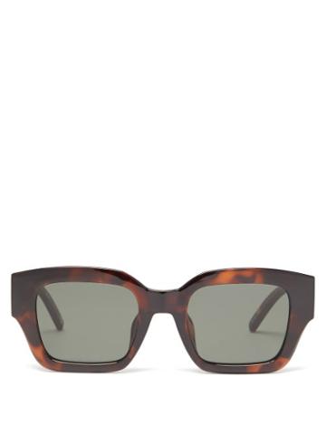 Le Specs - Hypnos Square Acetate Sunglasses - Womens - Brown