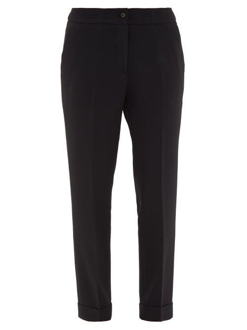 Matchesfashion.com Etro - Milano Turn-up Cuff Cady Trousers - Womens - Black