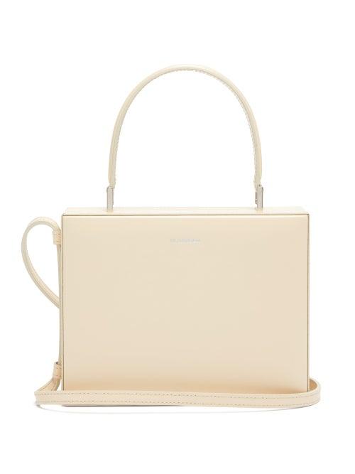 Matchesfashion.com Jil Sander - Case Small Leather Cross Body Bag - Womens - White