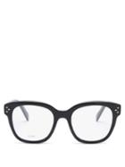 Ladies Accessories Celine Eyewear - Square Acetate Glasses - Womens - Black