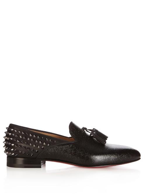 Christian Louboutin Tassilo Studded Leather Loafers