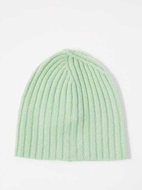 Jil Sander - Ribbed Boiled-wool Beanie Hat - Womens - Green