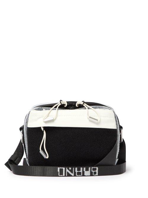 Matchesfashion.com Acne Studios - Hidey Technical Felt Cross Body Bag - Mens - Black White