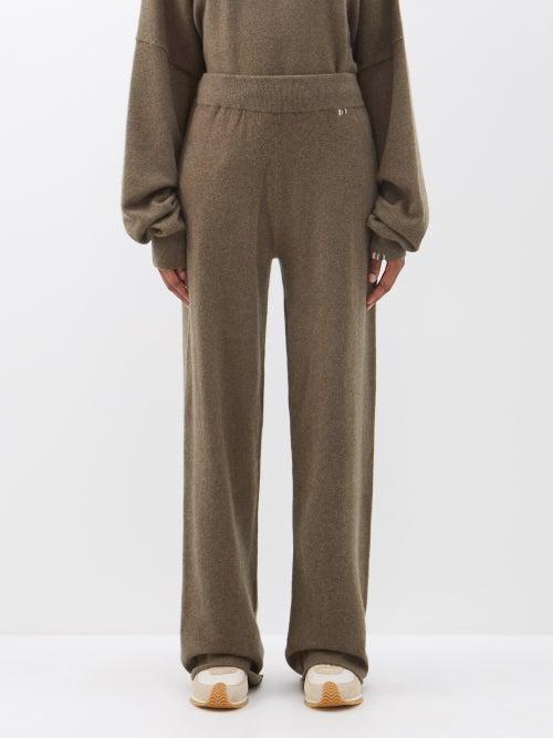 Extreme Cashmere - No.246 Juna Stretch-cashmere Trousers - Womens - Khaki