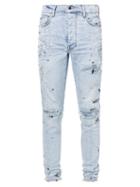 Amiri - Mx1 Painter Distressed Skinny Jeans - Mens - Blue