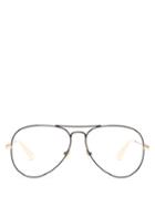 Matchesfashion.com Gucci - Aviator Metal Glasses - Mens - Black