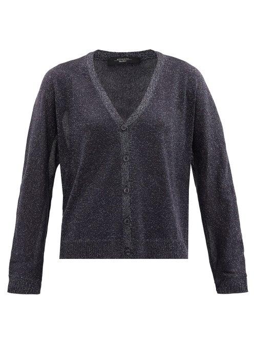 Matchesfashion.com Weekend Max Mara - Tasca Cardigan - Womens - Navy