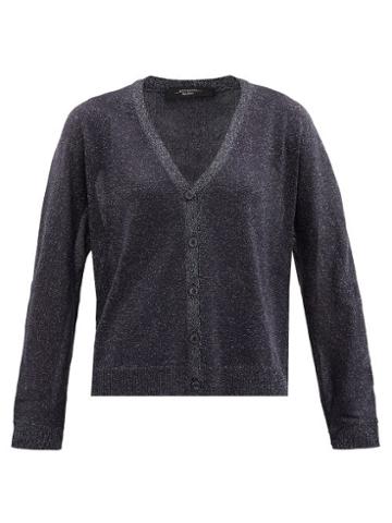 Matchesfashion.com Weekend Max Mara - Tasca Cardigan - Womens - Navy