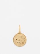 Rosa De La Cruz - Lucky Charm Diamond & 18kt Gold Pendant - Womens - Gold Multi