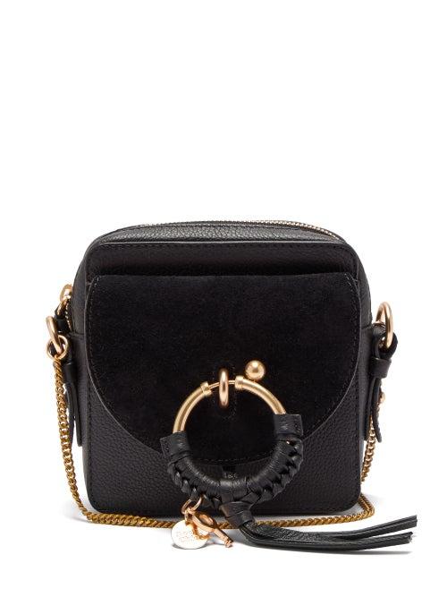 Matchesfashion.com See By Chlo - Joan Square Leather Cross-body Bag - Womens - Black