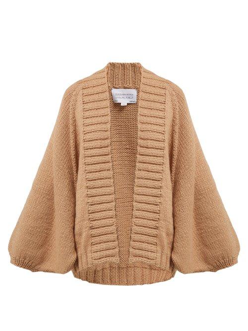 Matchesfashion.com I Love Mr Mittens - Kamille Fisherman Wool Cardigan - Womens - Beige