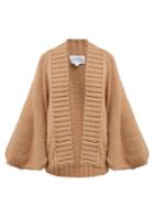 Matchesfashion.com I Love Mr Mittens - Kamille Fisherman Wool Cardigan - Womens - Beige