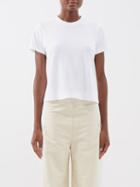 Khaite - Emmylou Cotton-jersey T-shirt - Womens - White