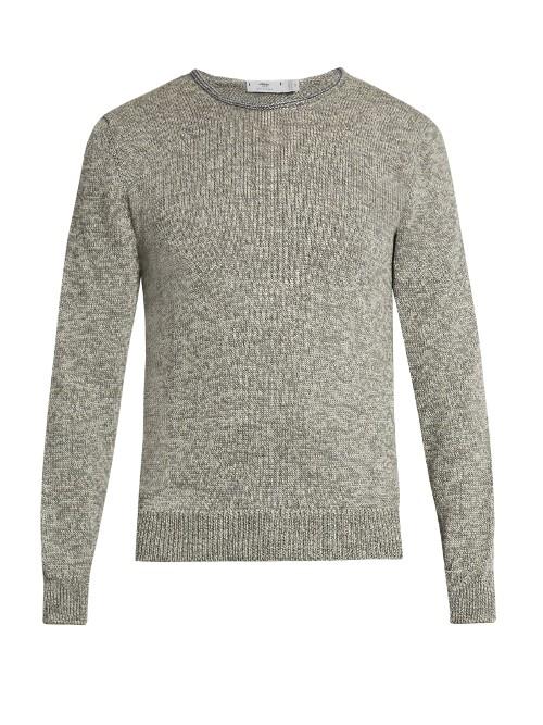 Inis Meáin Rolled-edge Alpaca And Silk-blend Sweater