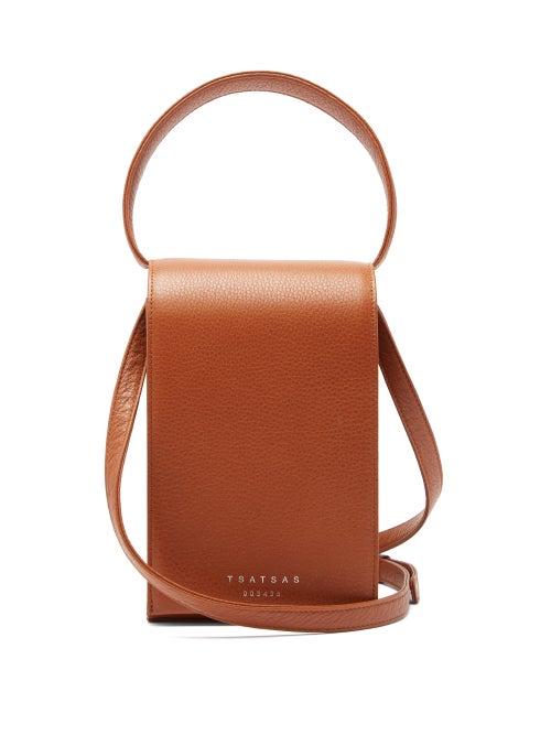 Matchesfashion.com Tsatsas - Malva 3 Grained-leather Bag - Womens - Tan