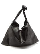 Kassl Editions - Square Small Coated-canvas Tote Bag - Womens - Black