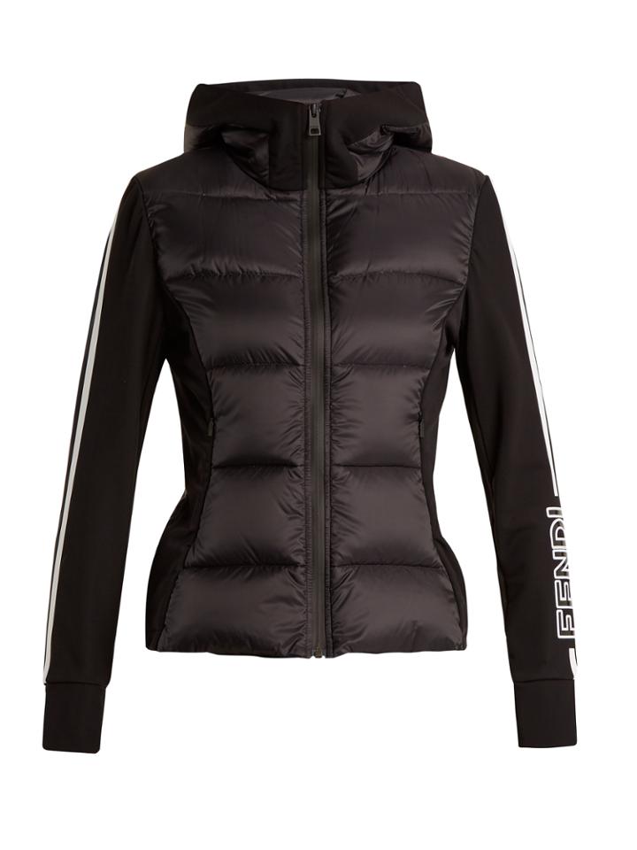 Fendi Logo-print Quilted Performance Jacket
