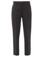 Matchesfashion.com A.p.c. - Lauren Pintucked Twill Trousers - Womens - Black