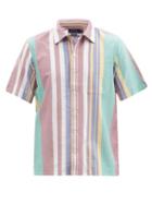 Mens Rtw Polo Ralph Lauren - Striped Cotton-oxford Shirt - Mens - Multi
