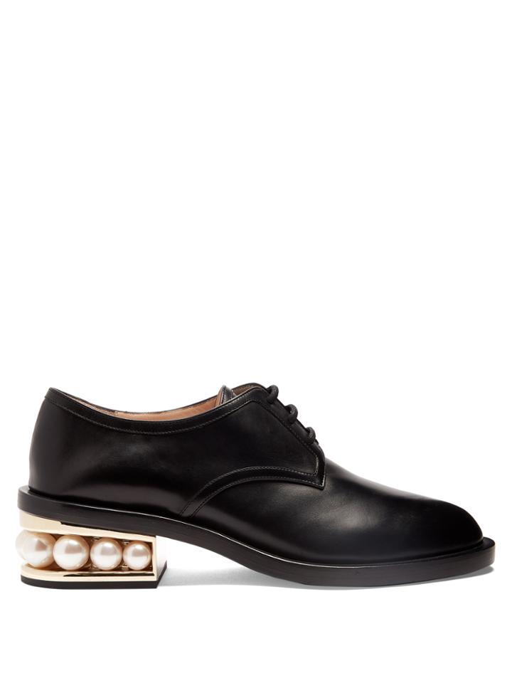 Nicholas Kirkwood Casati Pearl-heeled Derby Shoes