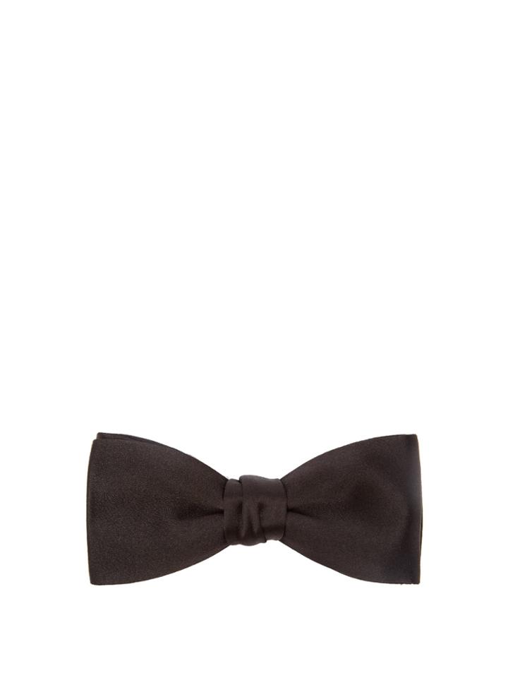 Saint Laurent Satin-silk Bow Tie