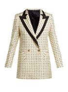 Matchesfashion.com Blaz Milano - Oh La La Polka Dot Print Silk Blazer - Womens - Cream Multi