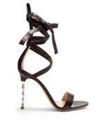 Gianvito Rossi Cocktail Ankle-tie Leather Sandals