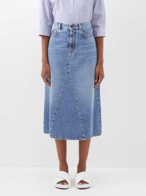Weekend Max Mara - Fiordi Skirt - Womens - Navy