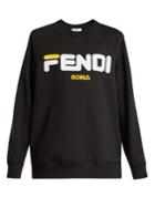 Fendi Flocked-logo Cotton Sweatshirt