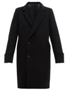 Matchesfashion.com Wooyoungmi - Double Breasted Wool Blend Overcoat - Mens - Black