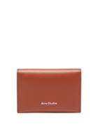 Matchesfashion.com Acne Studios - Logo-debossed Bi-fold Leather Cardholder - Womens - Tan