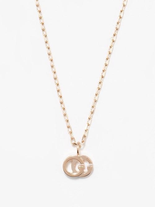 Gucci - Gg Running 18kt Rose-gold Necklace - Womens - Rose Gold