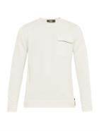 Fendi Leather-pocket Jersey Sweatshirt