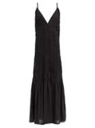 Matchesfashion.com Mara Hoffman - Keira Shirred Modal Maxi Dress - Womens - Black