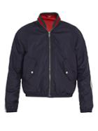 Gucci Web-detail Nylon Bomber Jacket