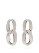 Matchesfashion.com Saint Laurent - Chain Link Earrings - Womens - Silver